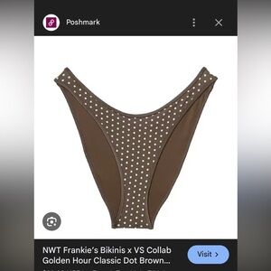DO NOT BUY! ISO- Frankie's Bikinis Chocolate Dot Bikini Bottom